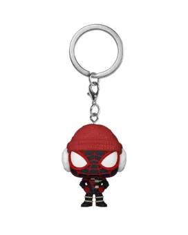 Privezak Pocket POP! - Marvel - Spider-Man: Miles Morales - Miles Morales (Winter Suit) 