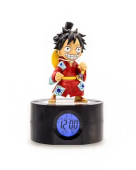 Sat One Piece - Light Ruffy - Alarm Clock with Light 