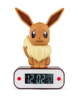 Sat Pokemon - Eevee - Alarm Clock with Light 