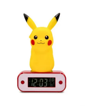 Sat Pokemon - Pikachu - Alarm Clock with Light 
