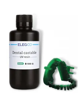 Smola Elegoo Dental Castable UV Resin 0.5kg - Green 