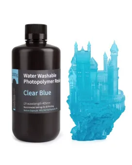 Smola Elegoo Water Washable Resin 1kg Clear Blue 