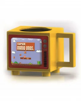 Šolja Super Mario Bros - Like A Boss - Retro TV Heat Change Mug 