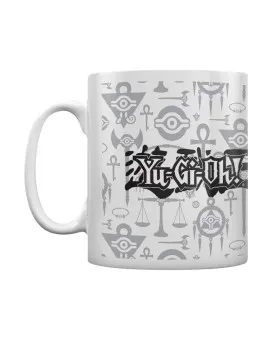 Šolja Yu-Gi-Oh! - Logo - Black & White 