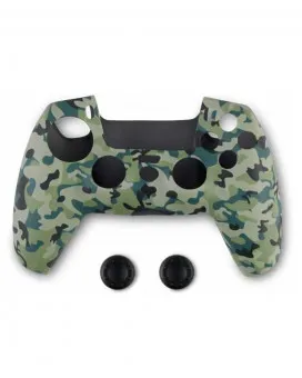 Spartan Gear Controller Silicon Skin Cover & Thumb Grips - Camo Green Playstation 5 