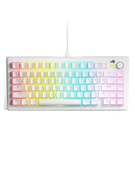 Tastatura Glorious GMMK 3 75% Pre-Built ANSI - Modularna White 