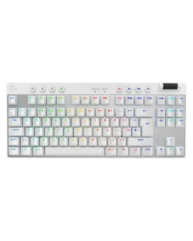 Tastatura Logitech G PRO X TKL - Lightspeed Wireless - White - Tactile 