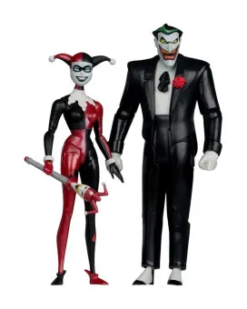 Action Figure DC Direct - Batman The Animated Series - Harley Quinn And The Joker (Mad Love) - Gold Label 