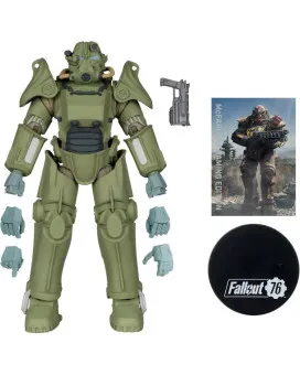 Action Figure Fallout 76 - Gaming Edition - T-45 Military Armor (Red Platinum Edition)