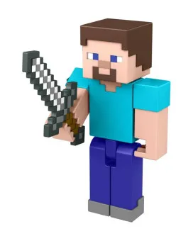 Action Figure Minecraft - Build A Portal - Steve With Sword