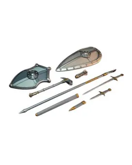 Action Figure Mythic Legions - Necronominus Actionfigur - Accessory Knights of Earthyron Weapons Pack 