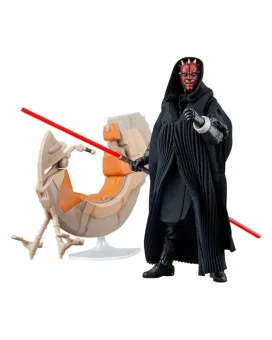 Action Figure Star Wars Episode I - Black Series - Darth Maul & Sith Speeder 25th Anniversary