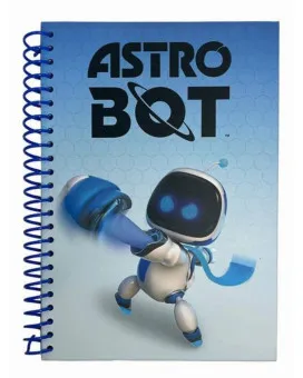Agenda A5 Astro Bot - Crew - Wiro Notebook And Stickers 