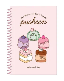 Agenda A5 Pusheen - The Society Of Little Treats - Wiro Notebook And Stickers 
