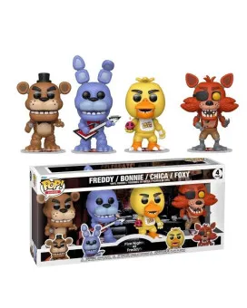 Bobble Figure Anime - Five Night At Freddy's POP! - 4- pack - Freddy / Bonnie / Chica / Foxy