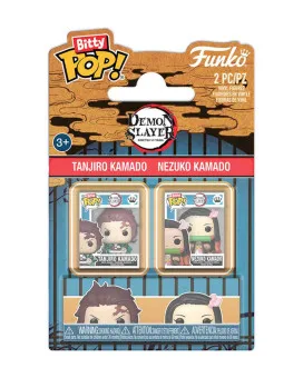 Bobble Figure Bitty - Demon Slayer POP! - Tanjiro And Nezuko