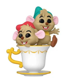 Bobble Figure Disney - Cinderella 75th Anniversary POP! - Figure Jaq & Gus Gus In Cup