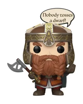 Bobble Figure Movies - The Lord of the Rings POP! - Gimli (Nobody Tosses A Dwarf) #2028 