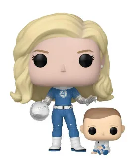 Bobble Figure Marvel - Fantastic Four: First Steps POP! - Invisible Woman & Franklin 