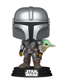 Bobble Figure Star Wars POP! - The Mandalorian With Grogu #818