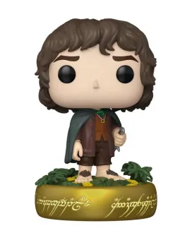 Bobble Figure Movies - The Lord of the Rings POP! - Frodo Baggins On Ring #1832 
