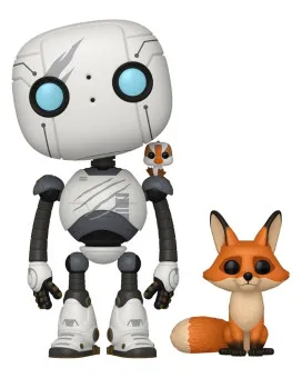 Bobble Figure The Wild Robot POP! - Roz With Brightbill & Fink 
