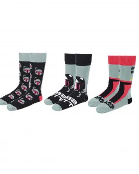 Čarape Star Wars - Boba Fett - 3 Pieces (40-46) 