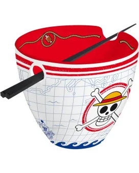 Činija AbyStyle - One Piece - Ramen Bowl With Chopsticks - Monkey D. Luffy