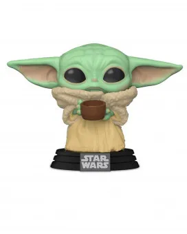 Bobble Figure Star Wars Mandalorian POP! - The Child with Cup 