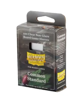 Dragon Shield 100 Board Games Sleeves - Common - Non Glare Clear
