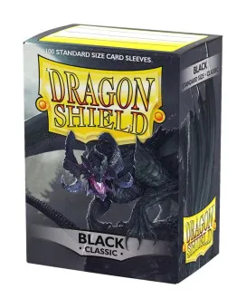Dragon Shield 100 Standard Sleeves - Black Classic