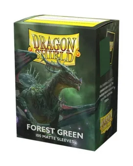 Dragon Shield 100 Standard Sleeves - Forest Green Green Matte 