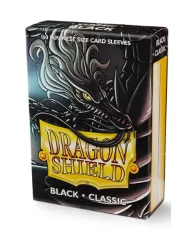 Dragon Shield 60 Japanese Size Sleeves - Black Classic