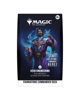 Društvena igra - Magic the Gathering - TCG Foundations Commander Deck - Keen Engineering