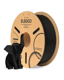 Filament Elegoo PLA 1kg - Black - Paper Spool 
