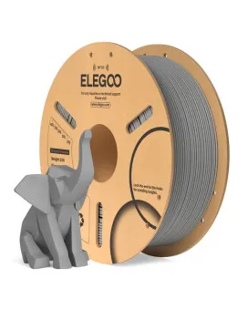 Filament Elegoo PLA 1kg - Grey - Paper Spool 