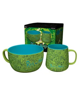 Gift Set AbyStyle - Rick And Morty - Pattern - Činija i Šolja 