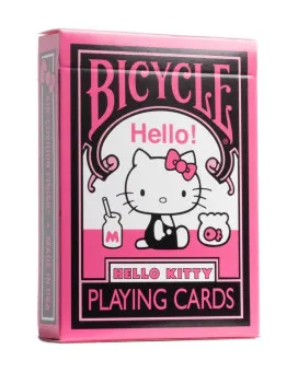 Karte Bicycle - Hello Kitty Black And Pink - Playing Cards 