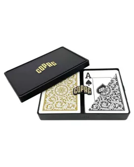 Karte Copag - Jumbo - 2-Pack - Black And Gold Playing Cards 