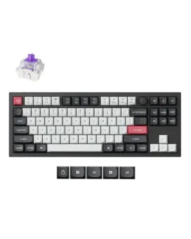 Tastatura Keychron Q3H-P1 80% RGB - Shell White 