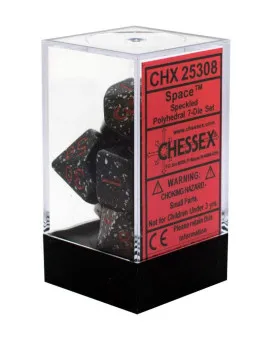 Kockice Chessex - Polyhedral - Speckled - Space (7) 