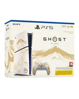 Konzola PlayStation 5 - 1TB Slim + PS5 Ghost of Yotei - Gold Limited Edition 