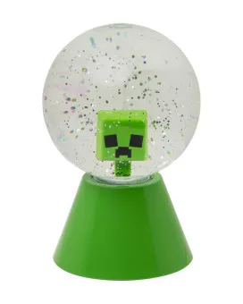 Lampa Snow Globe Paladone - Minecraft LED Glitter Ball 