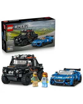 LEGO Speed Champions - Jaguar F Type Project 7 And Land Rover Defender Classic 