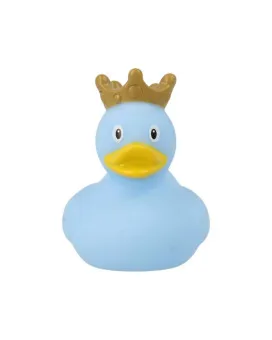 Lilalu Patkica - Blue Duck with Crown - Mini Rubber Duck