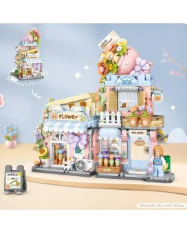 LOZ Micro Block - Keep Fit - Flower Shop Street Mini 