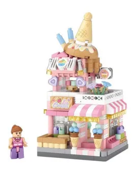 LOZ Micro Block - Panda Ice Cream Shop 