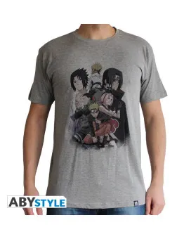 Majica AbyStyle Naruto - Naruto Group - Dark Grey - XXL 