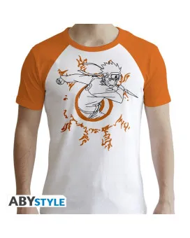 Majica AbyStyle Naruto Shippuden - Naruto White & Orange - XL 