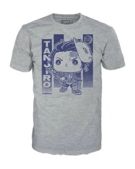 Majica Funko Tees - Demon Slayer POP! -  Tanjiro with Wisteria (S) 